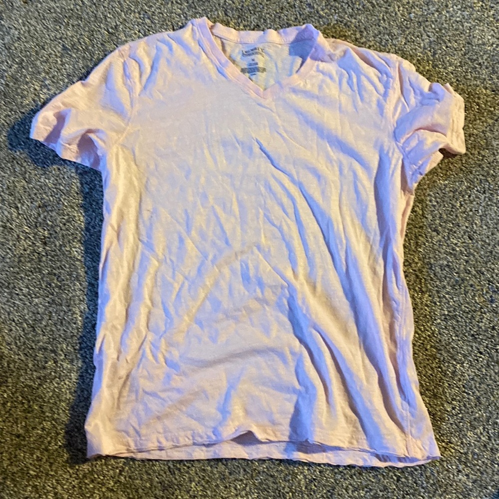 Pink V neck Men’s shirt